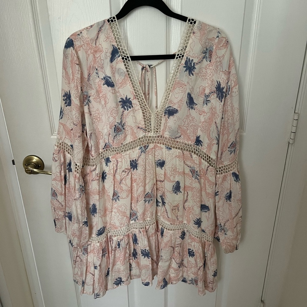 DONATED Bohemian Long Sleeve Dress
